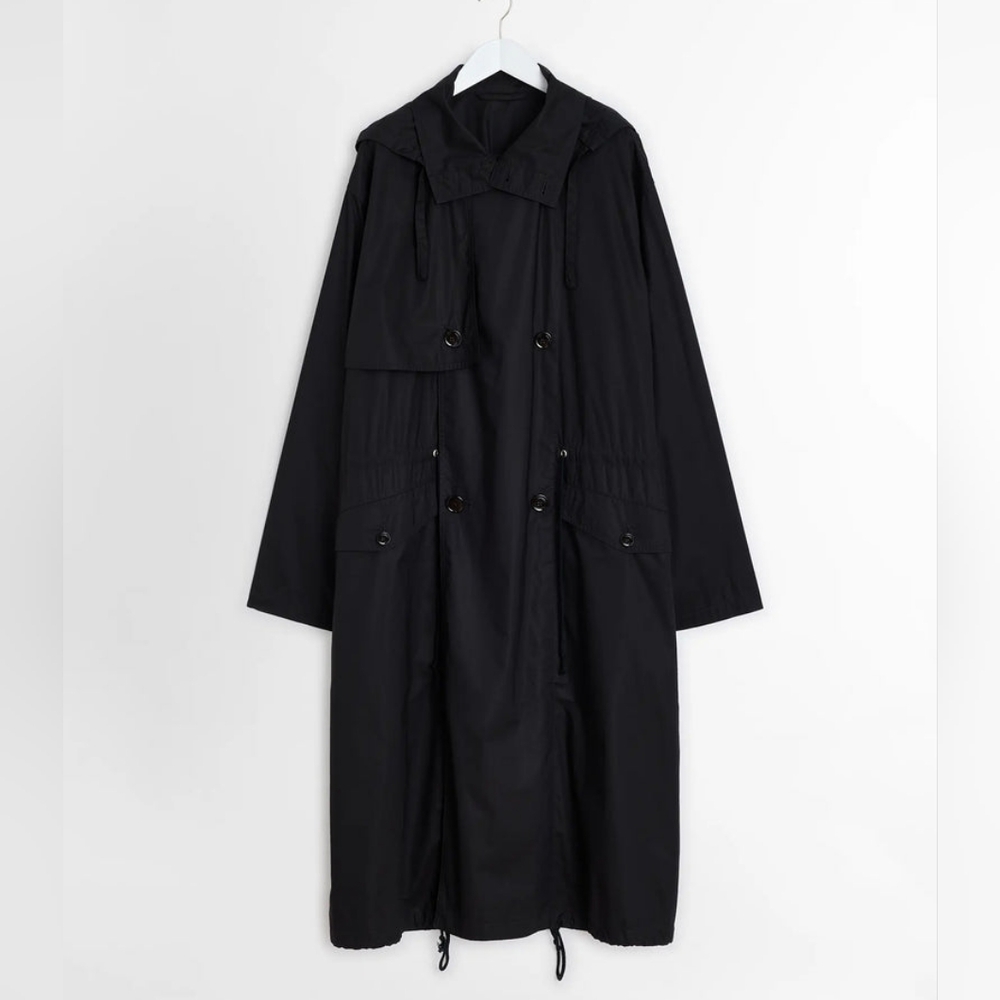 Lemaire Unisex LIGHT HOODED TRENCH  JACKET